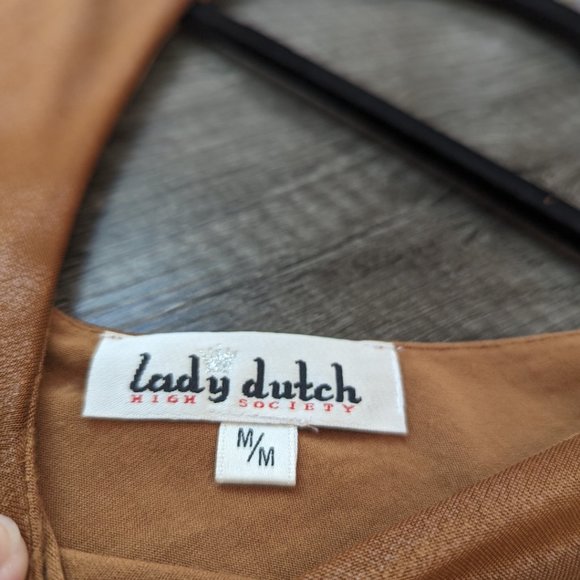 LADY DUTCH BRONZE DRESS - size M - Picture 6 of 7